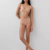 Bikinitrosa i ekologisk stretchbomull med hög midja