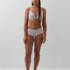 Bikinitrosa i ekologisk stretchbomull med hög midja