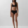 Bikinitrosa i ekologisk stretchbomull med hög midja