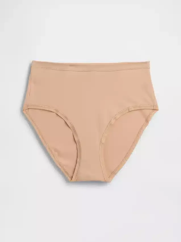 Bikinitrosa i ekologisk stretchbomull med hög midja