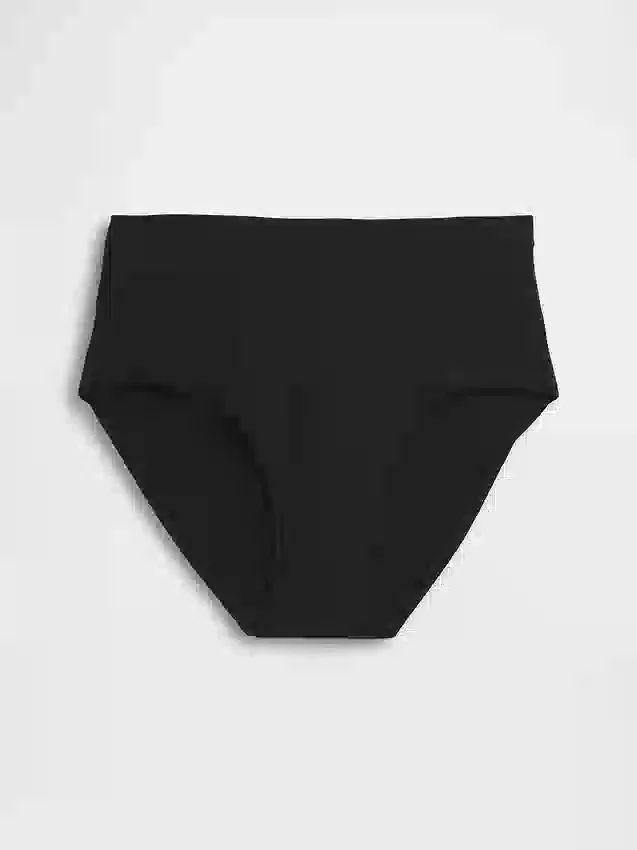 Bikinitrosa i ekologisk stretchbomull med hög midja