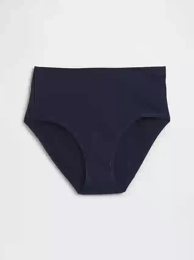 Bikinitrosa i ekologisk stretchbomull med hög midja