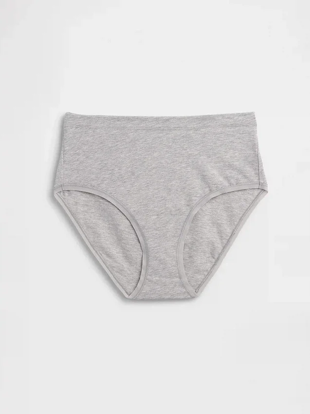 Bikinitrosa i ekologisk stretchbomull med hög midja