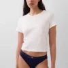 Bikinitrosa i ekologisk stretchbomull med logotyp