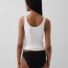 Bikinitrosa i ekologisk stretchbomull med logotyp