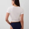 Bikinitrosa i ekologisk stretchbomull med logotyp