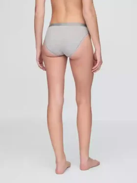 Bikinitrosa i ekologisk stretchbomull med logotyp