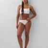 Bikinitrosa i ekologisk stretchbomull med logotyp