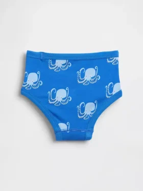 Bikiniunderbyxor i ekologisk bomull för småbarn (5-pack)
