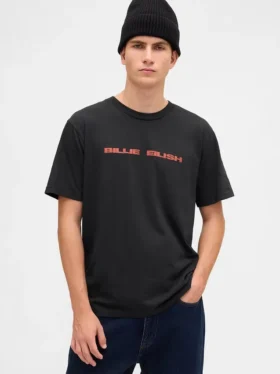 Billie Eilish-T-shirt med tryck