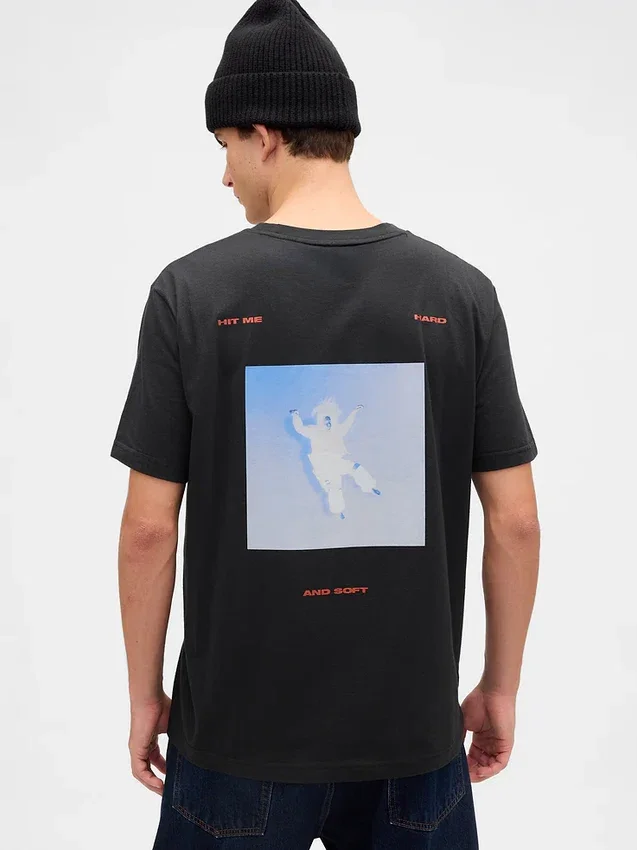 Billie Eilish-T-shirt med tryck