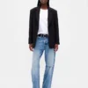 Bistretch-blazer i oversized-modell