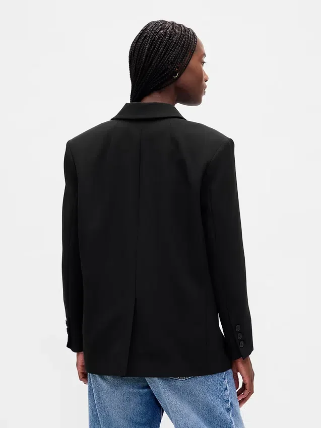 Bistretch-blazer i oversized-modell