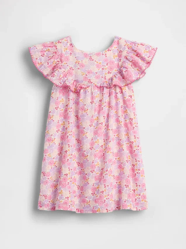 Blommig volangklänning för Baby & Småbarn