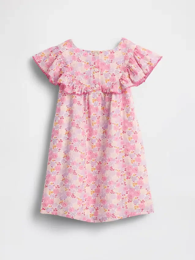 Blommig volangklänning för Baby & Småbarn