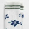 Blommiga strumpor