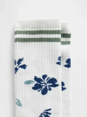Blommiga strumpor