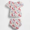 Blommigt klädeset för bebis