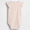 Body i ekologisk bomull med tryck för spädbarn