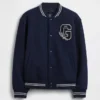 Bomberjacka med varsity-logotyp för barn