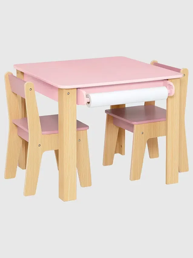 Bords- och stolset för småbarn (2 stolar)