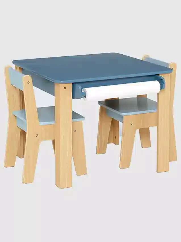 Bords- och stolset för småbarn (2 stolar)