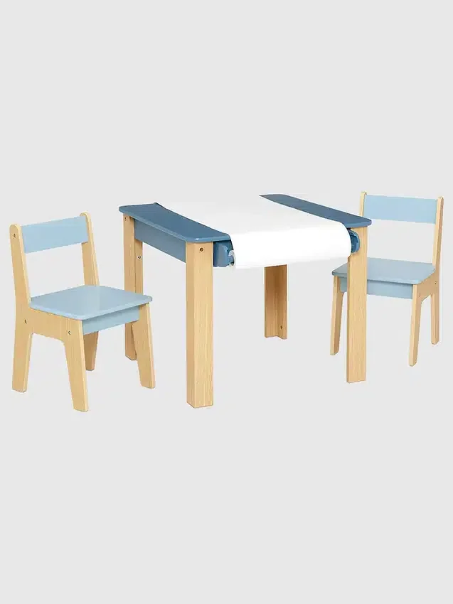 Bords- och stolset för småbarn (2 stolar)