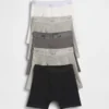 Boxershorts i ekologisk stretchbomull med logotyp för barn (5-pack)