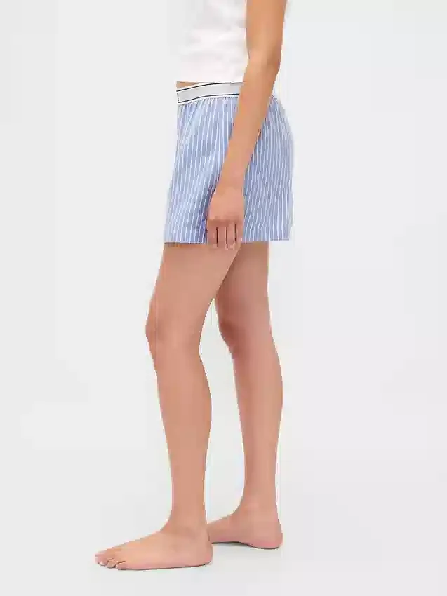Boxershorts i flanell med logotyp