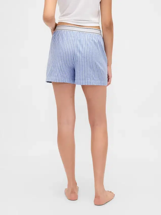 Boxershorts i flanell med logotyp