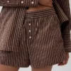 Boxershorts i randig poplin av ekologisk bomull