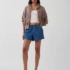 Boxershorts i ultramjuk denim med medelhög midja