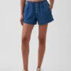 Boxershorts i ultramjuk denim med medelhög midja