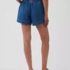 Boxershorts i ultramjuk denim med medelhög midja