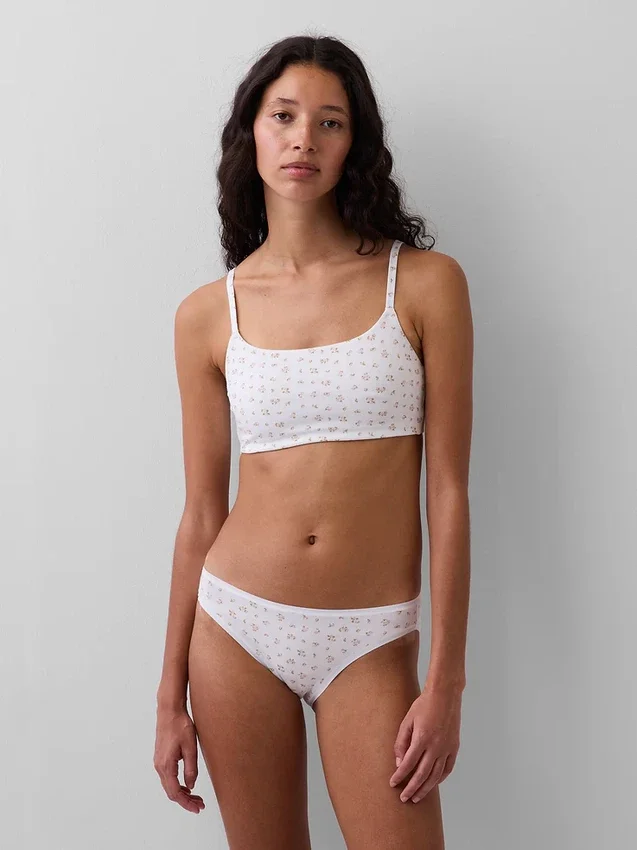 Bralette i ekologisk stretchbomull