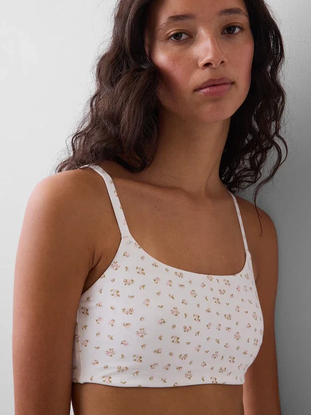 Bralette i ekologisk stretchbomull