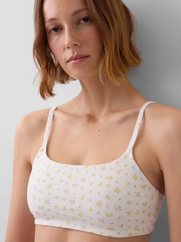 Bralette i ekologisk stretchbomull