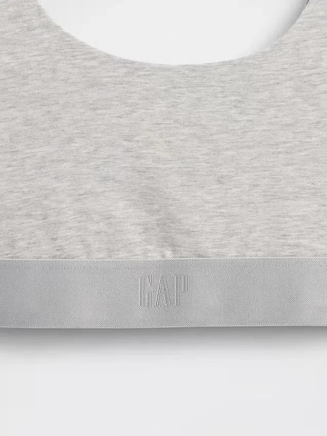 Bralette i ekologisk stretchbomull med Gap Logo