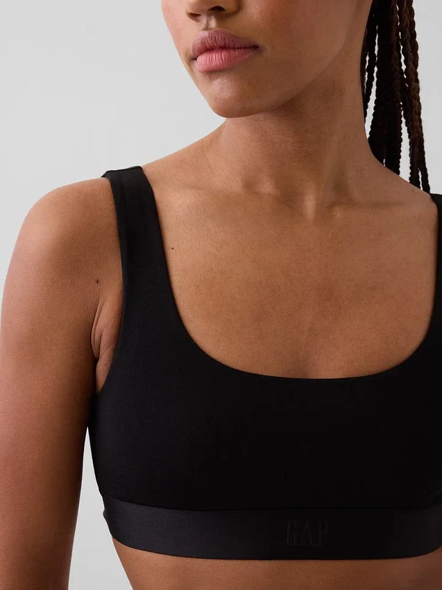 Bralette i ekologisk stretchbomull med Gap Logo