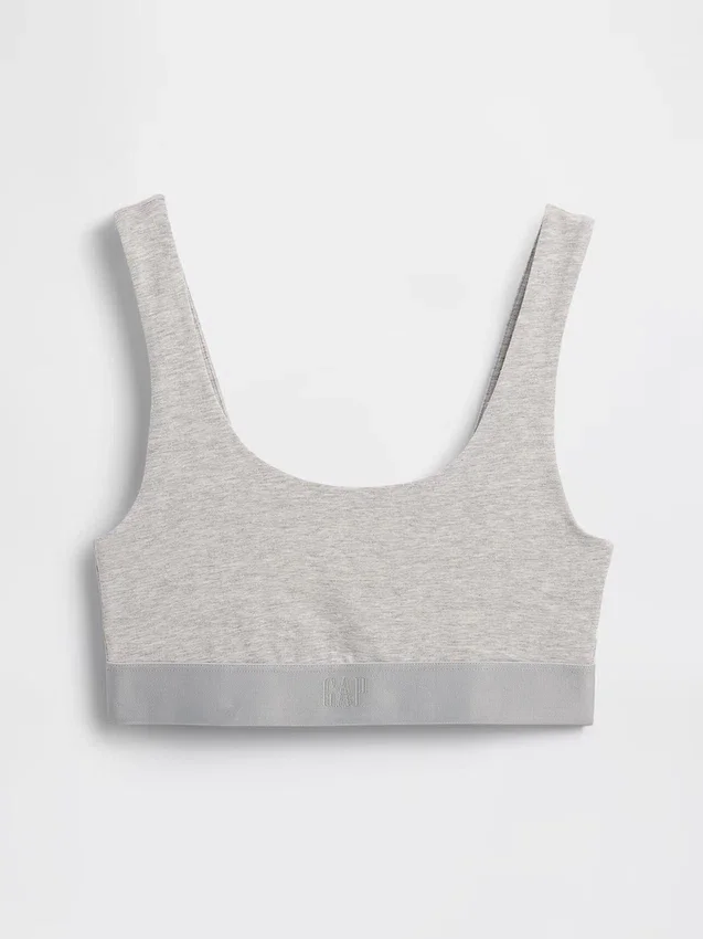Bralette i ekologisk stretchbomull med Gap Logo