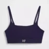 Bralette i ekologisk stretchbomull med logotyp