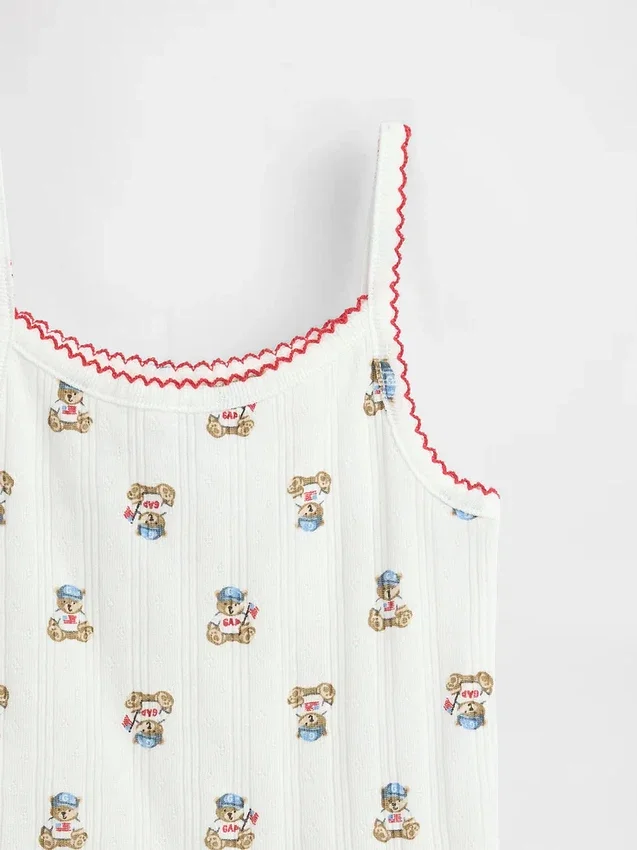 Brannan Bear-cami i pointelle för Baby & Småbarn