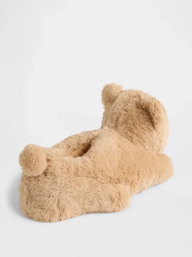 Brannan Bear mysiga tofflor för barn