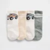 Brannan Bear & Stripe-strumpor för Baby & Småbarn (4-pack)