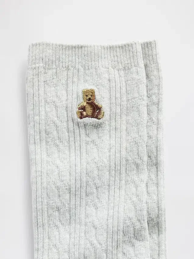 Brannan Bear-strumpor i kabelstickning