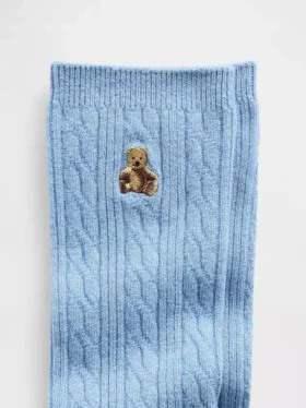 Brannan Bear-strumpor i kabelstickning
