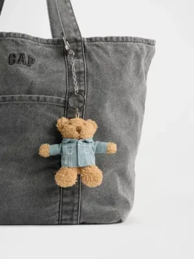 Brannan Bear-väskberlock i denimjackstil