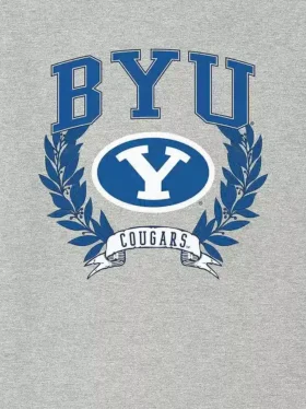 Brigham Young University Laurels mörk grafisk T-shirt