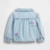 Broderad arbetsjacka i denim för Baby & Småbarn