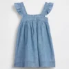 Broderad denimklänning för Baby & Småbarn